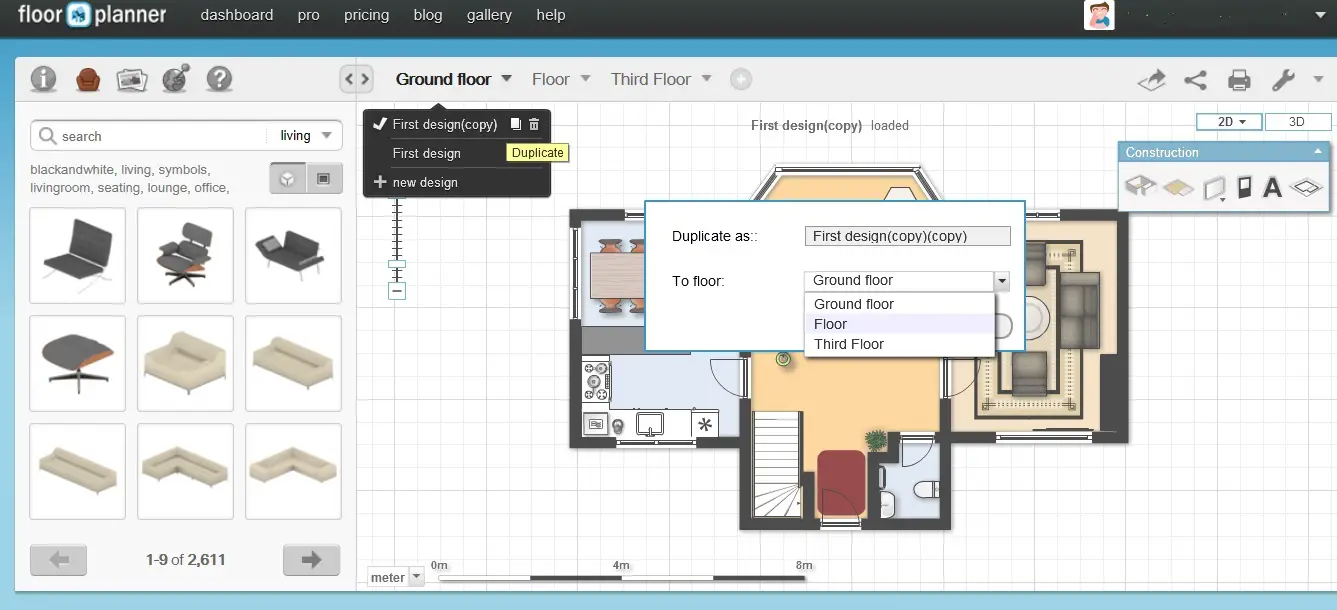 Floorplanner free Familie hjørne