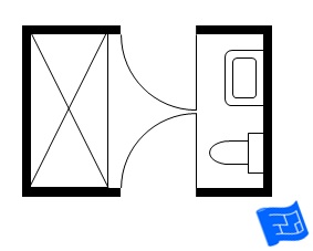 Bathroom floor plans jack jill