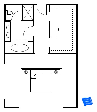 Here39;s a great master bedroom floor plan with lots of dressing space 