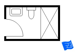 Bathroom Layout on Standard Small Bathroom Layout With Shower