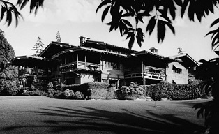Craftsman Style House, Gamble House from rear Craftsman Style House, Gamble House from rear