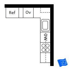 L Shaped Kitchen