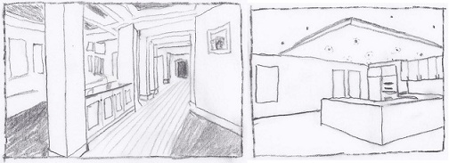 Architectural details sketches Architectural details sketches