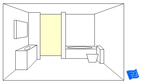 bathroom lighting ideas shower lighting back panel glow