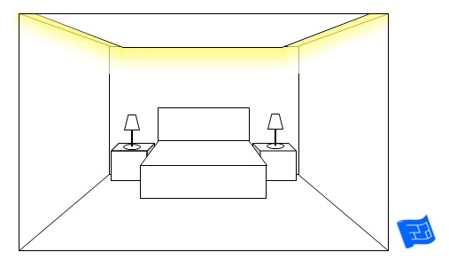 bedroom lighting ideas dropped ceiling