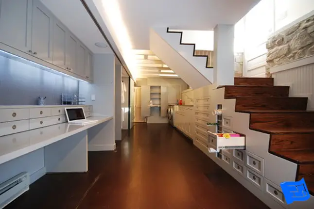 basement conversion with light from stairwell basement conversion with light from stairwell