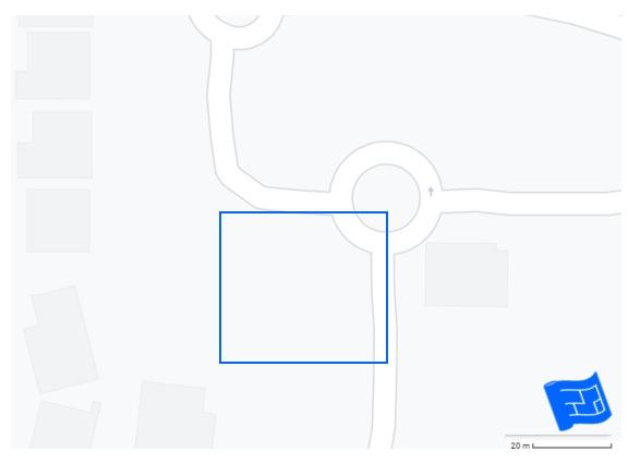 corner site map view