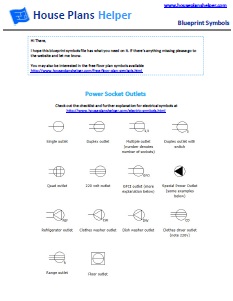 Electric Symbols On Blueprints