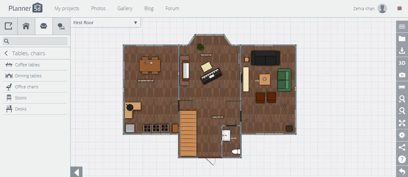  Free  Floor Plan Software  Planner  5D  Review