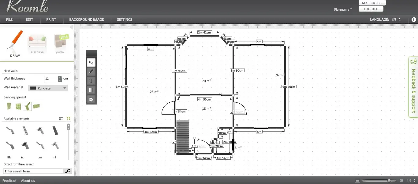 Free, intuitive 3D room planner - Roomle