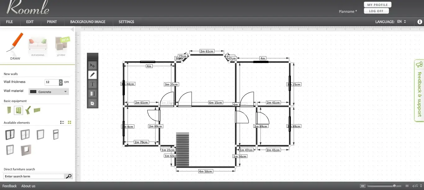 Free Floor Plan Software Roomle Review