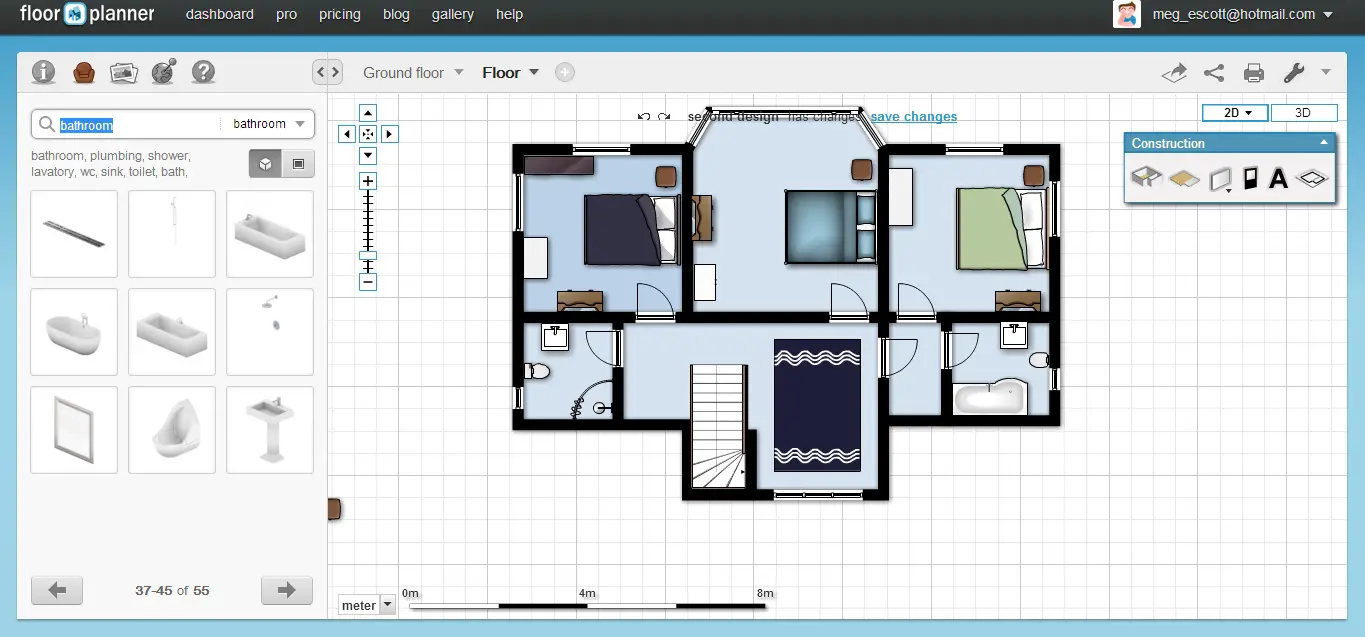 Floorplanner - A 2D floorplan created with floorplanner.com