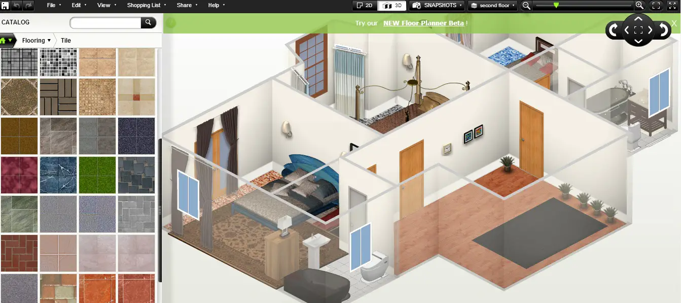 Image of homestyler change dimensions