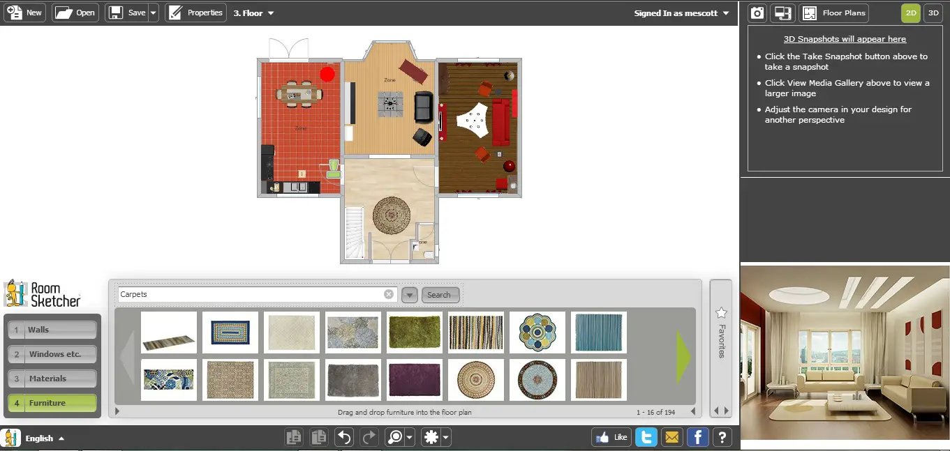 Free Floor Plan Software Roomsketcher