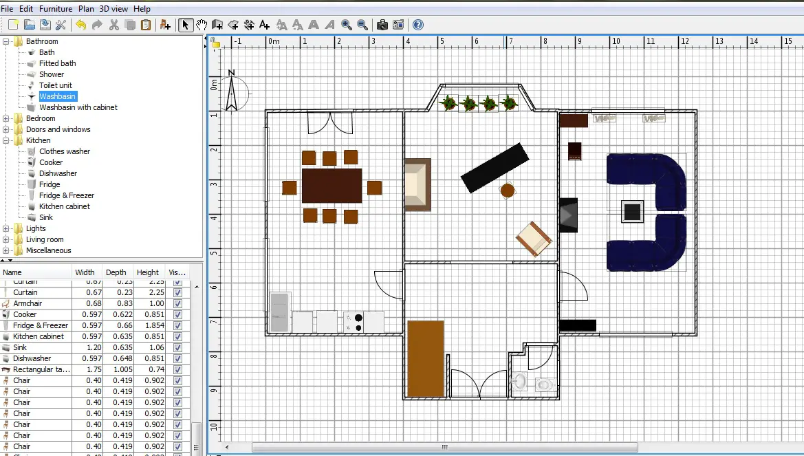 Free Floor Plan  Software  SweetHome3D Review