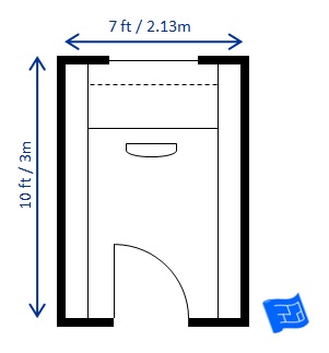 home office floor plan 7x10ft 2