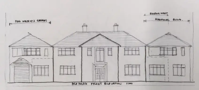 house plan ideas proposed elevation new squares house plan ideas proposed elevation new squares