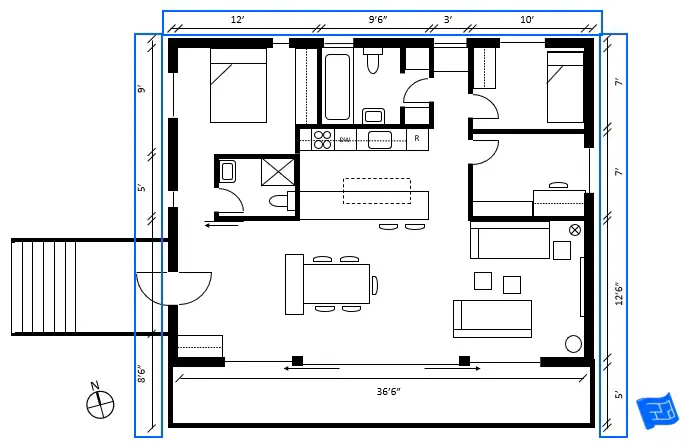 How To Read Floor Plans, Floor Plan Window Size