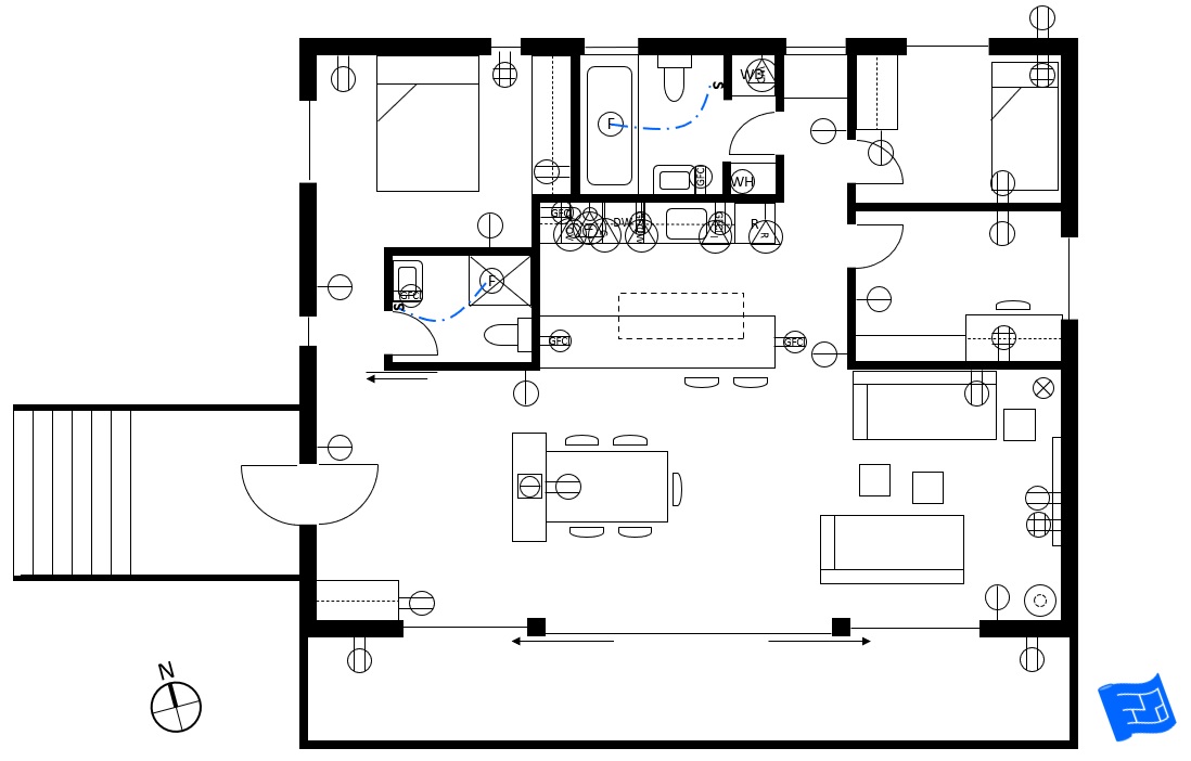 Lighting And Electrical Plan Template