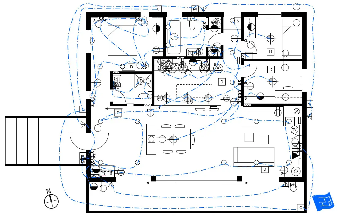 How To Read Electrical Plans, Typical House Wiring Diagram Pdf