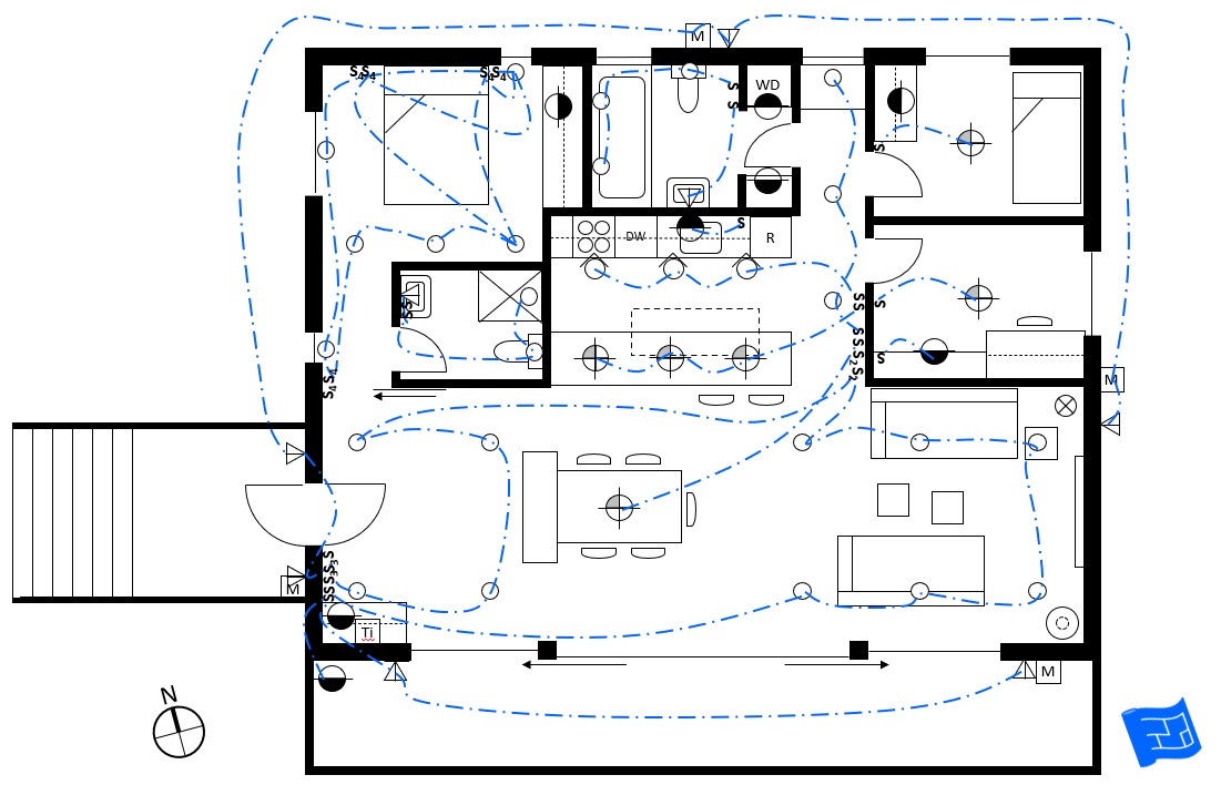 how to read electrical plans lighting plan with wiring