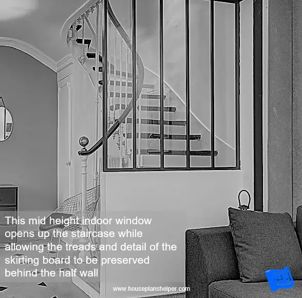 indoor windows staircase half wall and window indoor windows staircase half wall and window