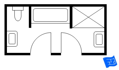 Jack And Jill Bathroom Floor Plans