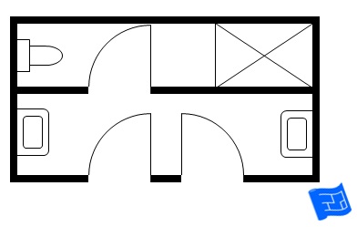 Jack and Jill Bathroom Floor Plans