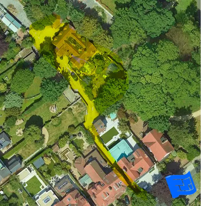 key lot satellite view