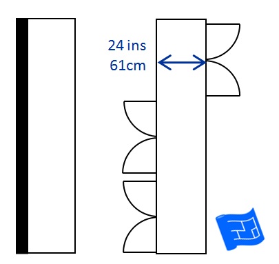 kitchen island designs 2ft plan doors both sides