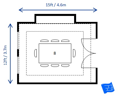Dining Room Size, Standard Dimensions Of A Dining Room
