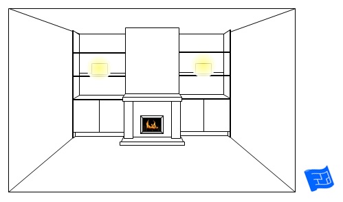 living room lighting ideas shelf lamps