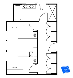 master bedroom floor plan vestibule entry