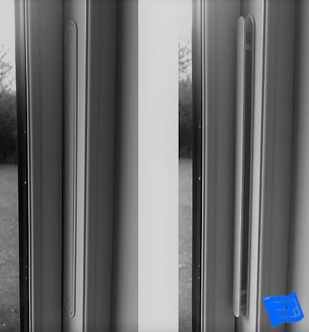 Parts of a window air vent