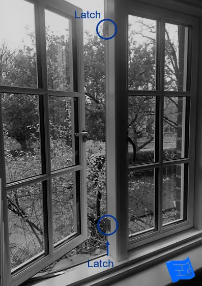 parts of a window modern latch locations