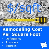 remodeling cost per square foot thumbnail