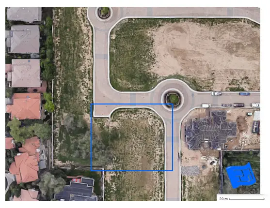 screen shot of site plan satellite view screen shot of site plan satellite view