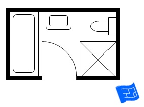 Small Bathroom Floor Plans