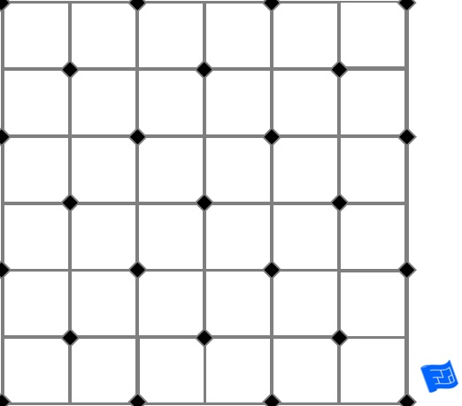 Tile Patterns Gallery Corner Squares Tile Pattern Alternate Small