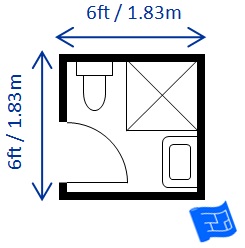  Bathroom  Dimensions