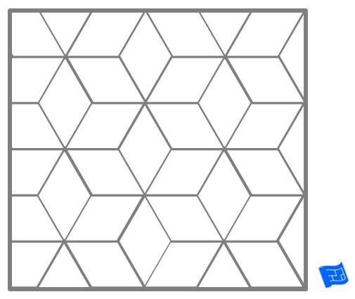 Tile Patterns Gallery Diamond Geometric Tile Pattern