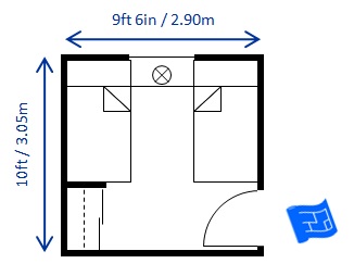 child bedroom size