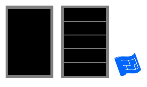 window placement vertical opening horizontal emphasis