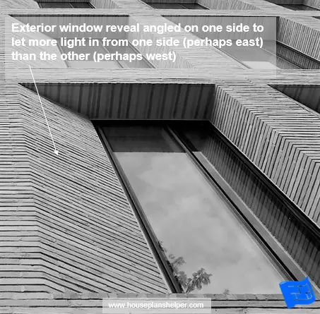 window reveal design angled exterior for sun window reveal design angled exterior for sun