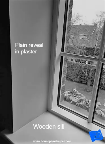 window reveal design plain window reveal